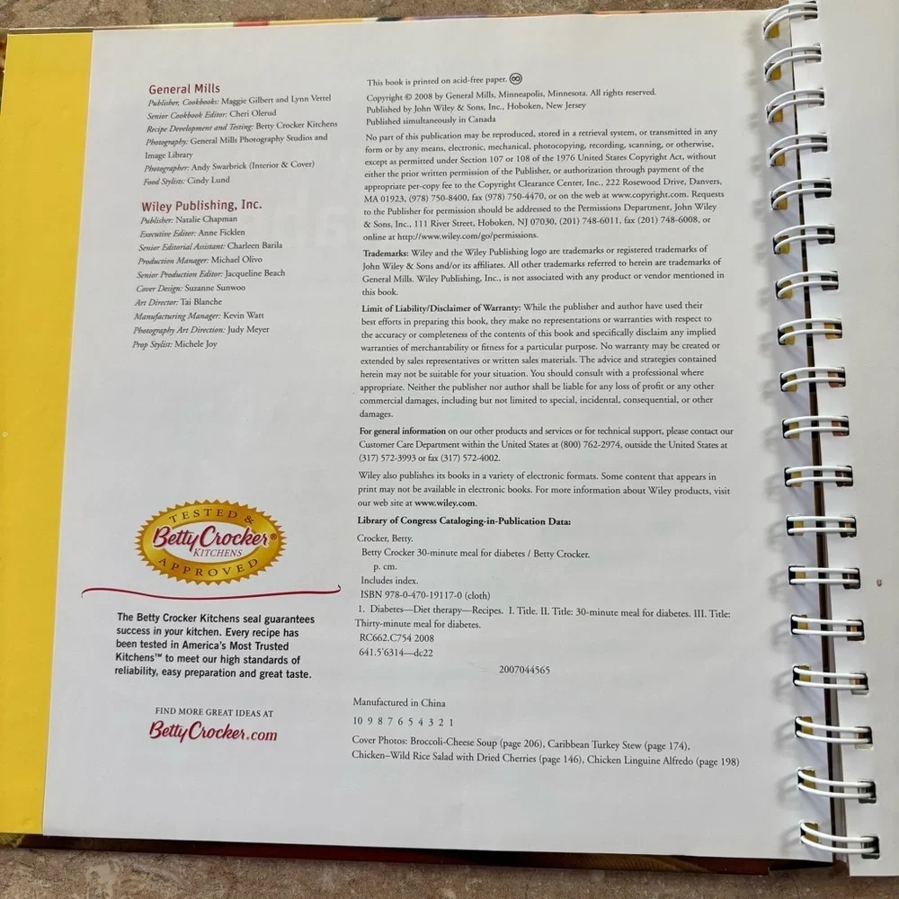 Betty Crocker spiral bound